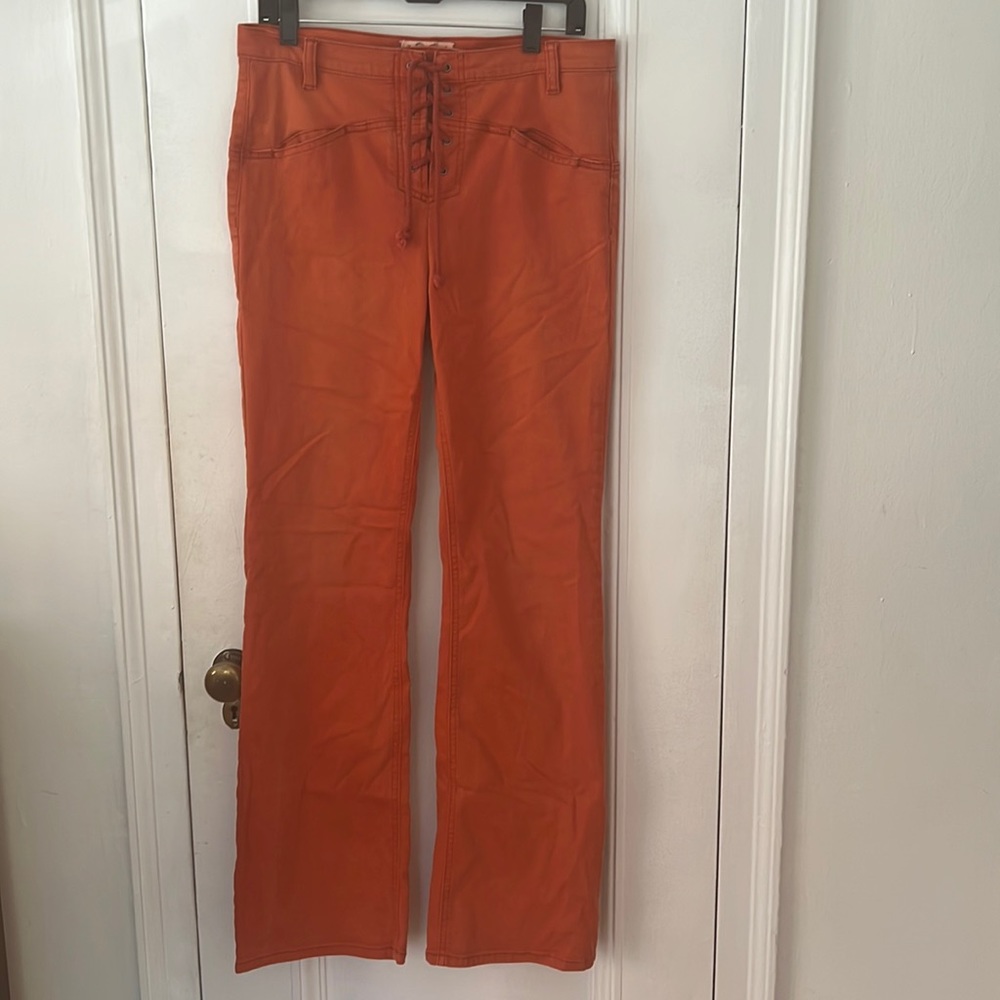 We a the Free tie flare pants
